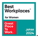 日本における働きがいのある会社女性ランキング2024全国第1位受賞
