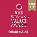 第4回WOMAN's VALUE AWARD「審査員賞」受賞